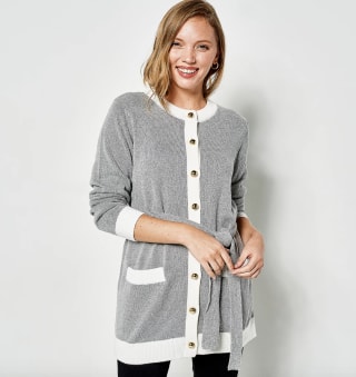 Gold Button Cardigan