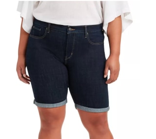 Levi's Plus-Size Shaping Bermuda Shorts
