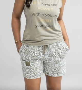 French Terry Pull-On Short with Pockets