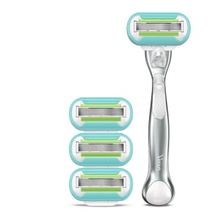 Venus Platinum Extra Smooth Women's Metal Handle Razor