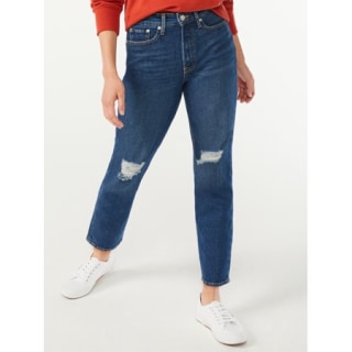 Free Assembly Women's 90's Original Straight Denim Jeans