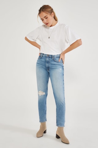 Scarlet Mid Rise Slim