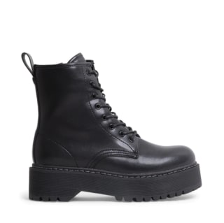 Bettyy Black Combat Boot