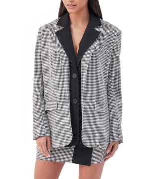 Jorden Houndstooth Blazer