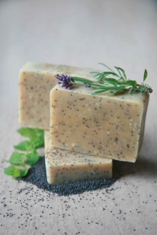 Lemon Poppy Seed Scrub Soap