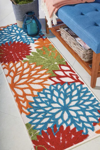 Aloha Floral Modern Area Rug