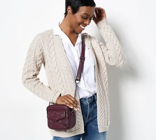 Small Vegan Faux Leather Crossbody