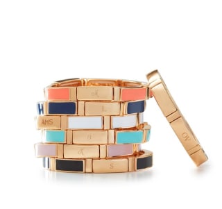 Signature Enamel Stetch Bracelet