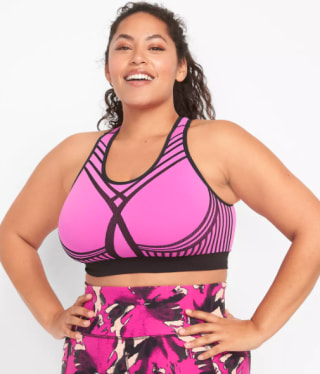 No-Wire Sport Bra With Wicking