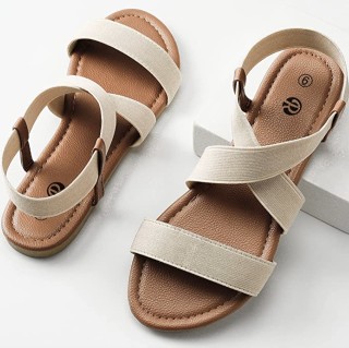 Elastic Flat Sandal