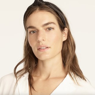 J.Crew Knot Headband in Satin