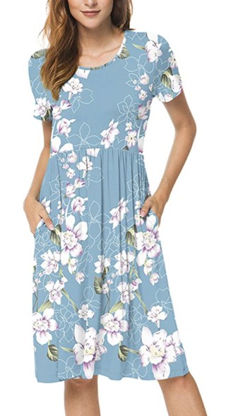 Summer Casual Empire Waist Dress