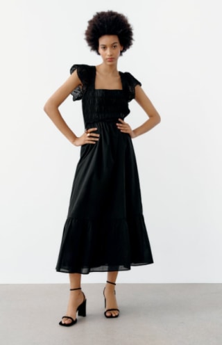 Openwork Embroidered Dress