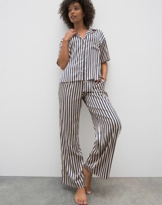Short Sleeve Notch Pajama Set