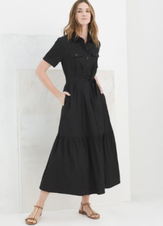 Safari-Style Maxi Dress