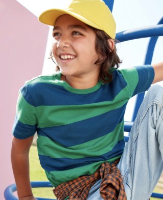 Softest Short-Sleeve Striped T-Shirt