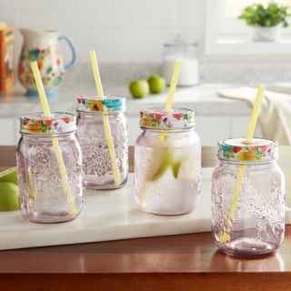 Mason Jar Glasses (Set of 4)