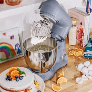 Beautiful 5.3QT Tilt-Head Stand Mixer, Cornflower Blue by Drew Barrymore