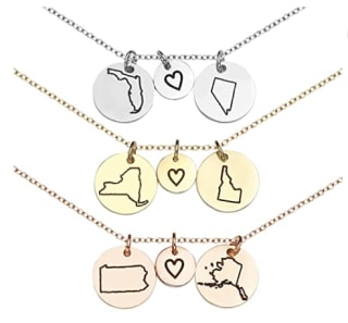 State Charm Necklace