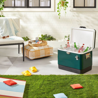 Portable 54qt Cooler Dark Green/Black - Hearth & Hand(TM) with Magnolia