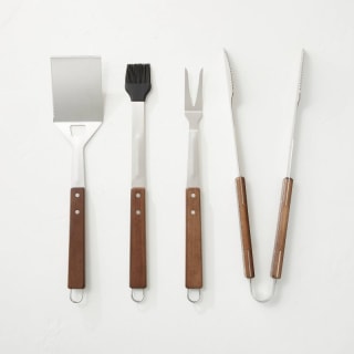 4pc Stainless Steel Grilling Tool Set - Hearth & Hand(TM) with Magnolia