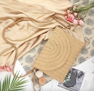 Straw Shoulder Bag