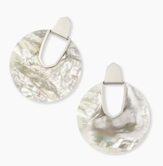 Diane Silver Statement Earrings