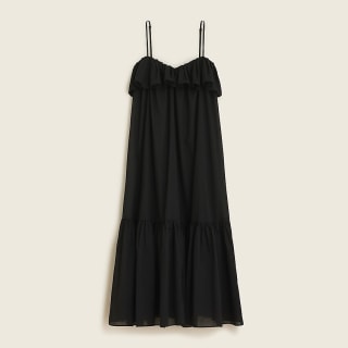 Spaghetti strap ruffle dress