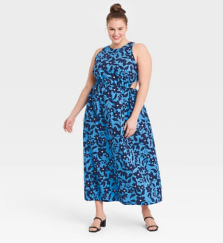 Women's Floral Sleeveless Dress