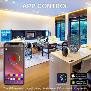 EISSLOLY LED Strip Lights Controller, with APP Control and Music Sync Mode,with Unlimited Colors Adjust,LED Controller to Update RGB Strip,Smart Bluetooth RGB Controller with IR Remote.2-Port Outputs...