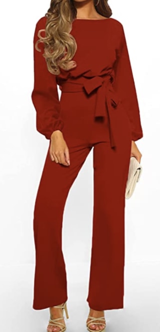 Casual Wide Leg Pant Romper