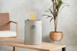 Studio 3B Tabletop Propane Fire Pit in Grey