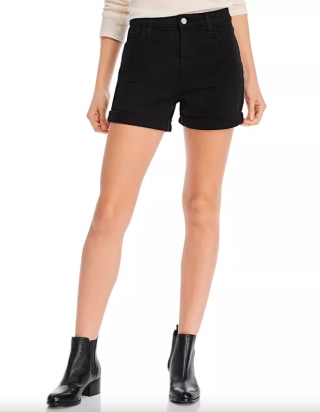 Jen7 Roll-Hem Shorts