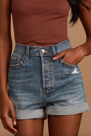 Best high rise shorts clearance