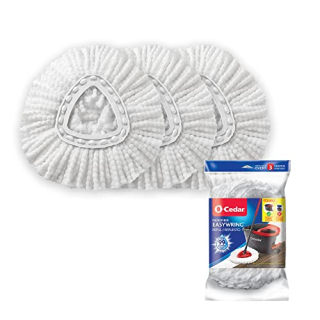O-Cedar EasyWring Spin Mop Replacement Mops Refill (Pack of 3)