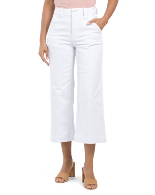 Cropped Wide Leg Jeans