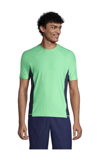 Men's Short Sleeve Swim Tee Rash Guard