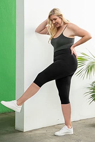 Satina High-Waisted Capri Leggings