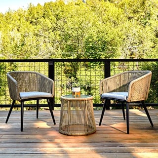 East Oak 3-Piece Patio Furniture Set