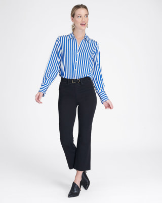 Spanx Cropped Flare Jeans