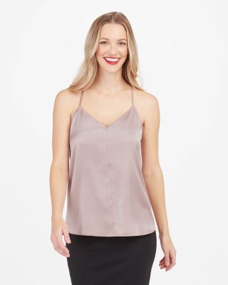 Spanx Satin V-Neck Racerback Cami