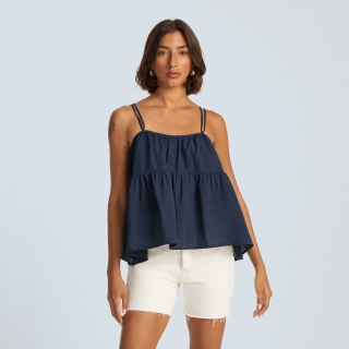 Women's Billow Cami by Everlane in True Navy, Size XS