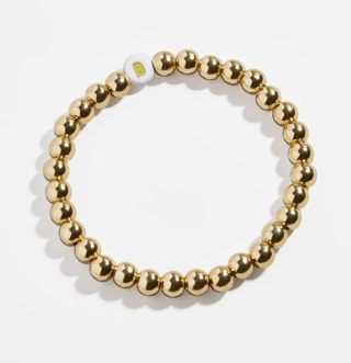 Initial Pisa Beaded Bracelet