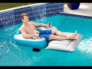 Sharper Image Motorized Pool Lounger