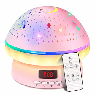 Timer Rotation Star Night Light Projector