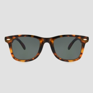 Men's Square Tortoise Shell Sunglasses