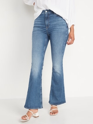 FitsYou 3-Sizes-in-1 High-Waisted Flare Jeans