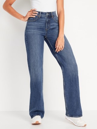 Mid-Rise Wide-Leg Jeans