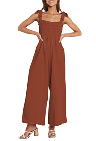 VamJump Square Neck Sleeveless Jumpsuit