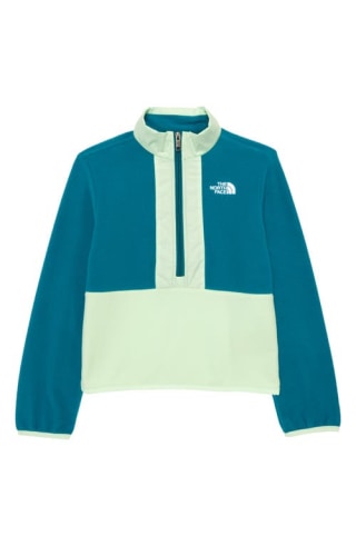 The North Face Kids' Glacier Half Zip Pullover in Harbor Blue at Nordstrom